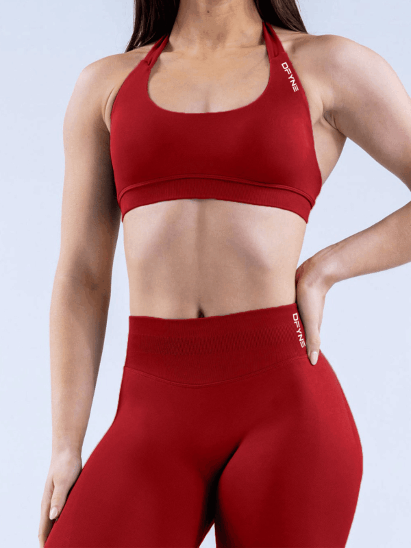 Dfyne Impact Sports Bra - Crimson